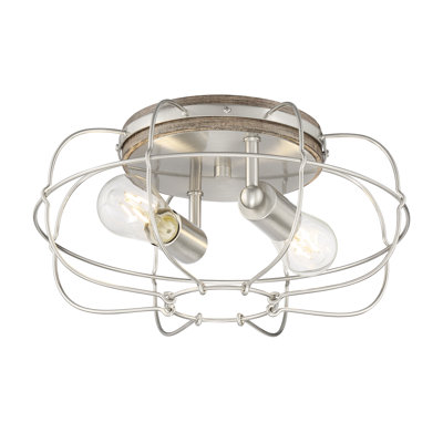 Plafonnier encastré à cage 2 lumières Lyam