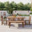 High-Quality Acacia Wood Outdoor Table And Chair Set