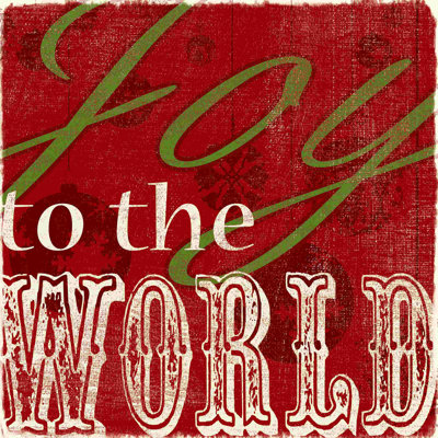 Joy, art textuel sur toile tendue