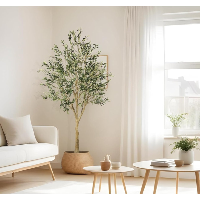 Faux Tree in Pot, 213 cm x 66 cm