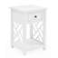 Table basse de bout de 36 po Coventry, blanc-2143906526