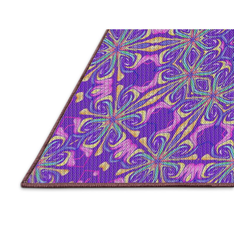 Geometric Indoor Rug, Rectangle 7' x 10'
