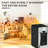 HomCom 1500 Watt 5118 BTU Electric Compact,Tower Space Heater with Adjustable Thermostat , Remote Included and with Digital Display