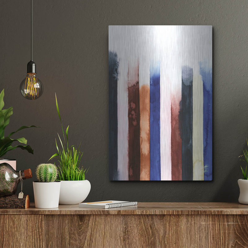«Desert Layers V» par Grace Popp, H 16 po x l 12 po