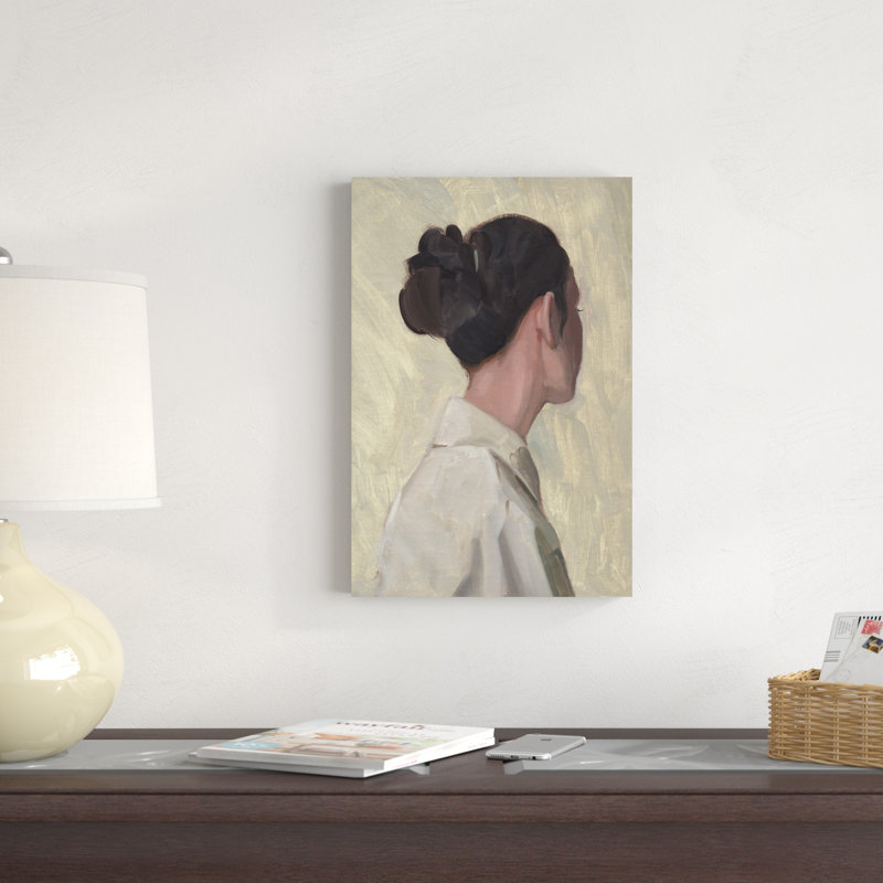Portrait de femme I, H 18 po x l 12 po