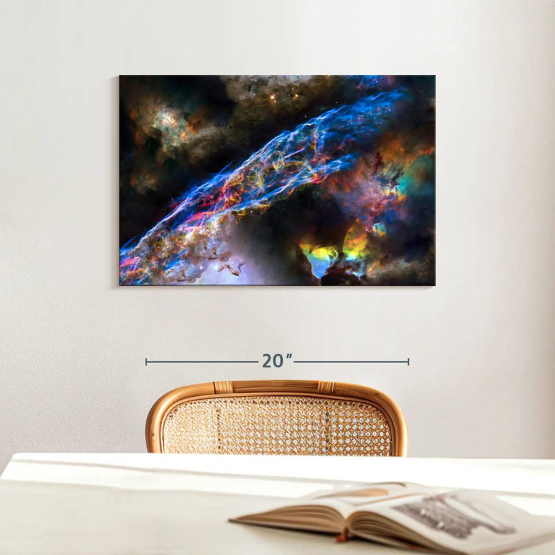 Oberle Glowing Veil Nebula, 16" H x 24" W