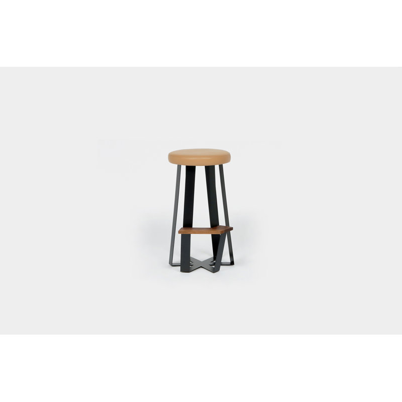 Stool with Metal Frame, Canyon