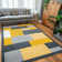 Calian Machine Woven Grey/Ochre Indoor Rug