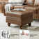Djuana Transitional 27" Leather Ottoman with Storage