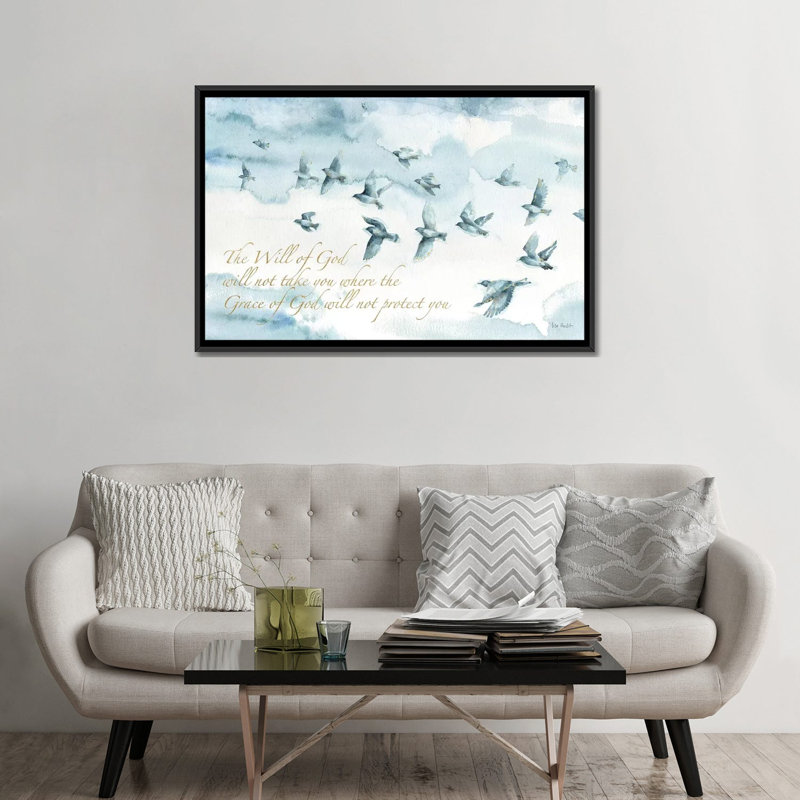 «Indigold XIII with Script», impression sur toile, H 32 po x l 48 po x P 1,5 po, Toile avec cadre noir, Pas de tapis