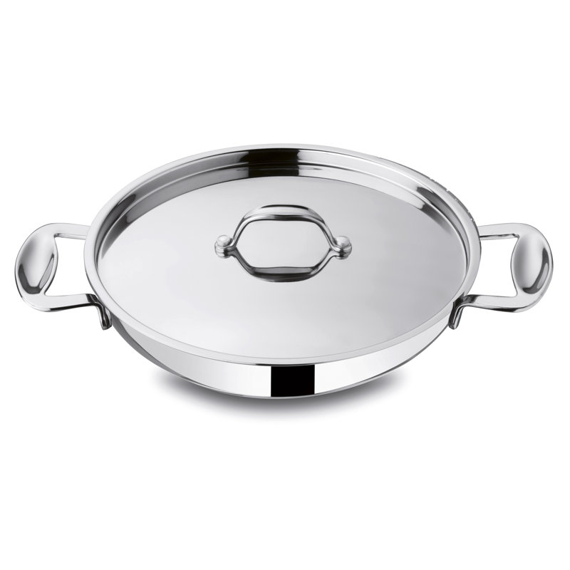 GLAMOUR DIAMOND Stainless Steel Non-Stick Frying Pan