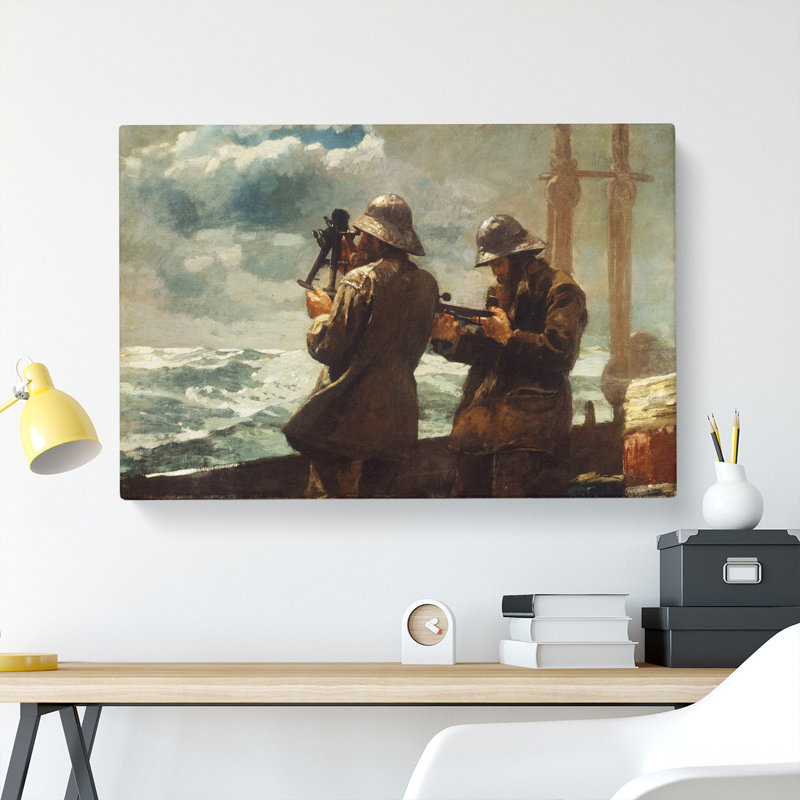 Eight Bells by Winslow Homer - Wrapped Canvas Painting, 40cm H x 60cm W x 3cm D