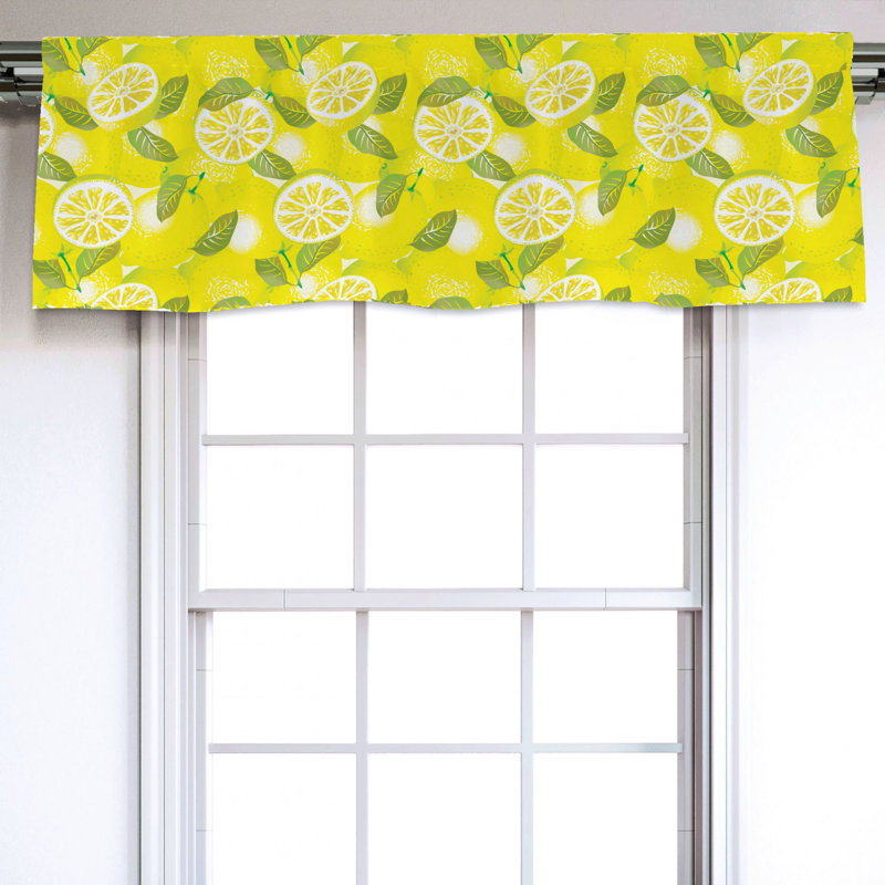 Sateen Ruffled Window Valance