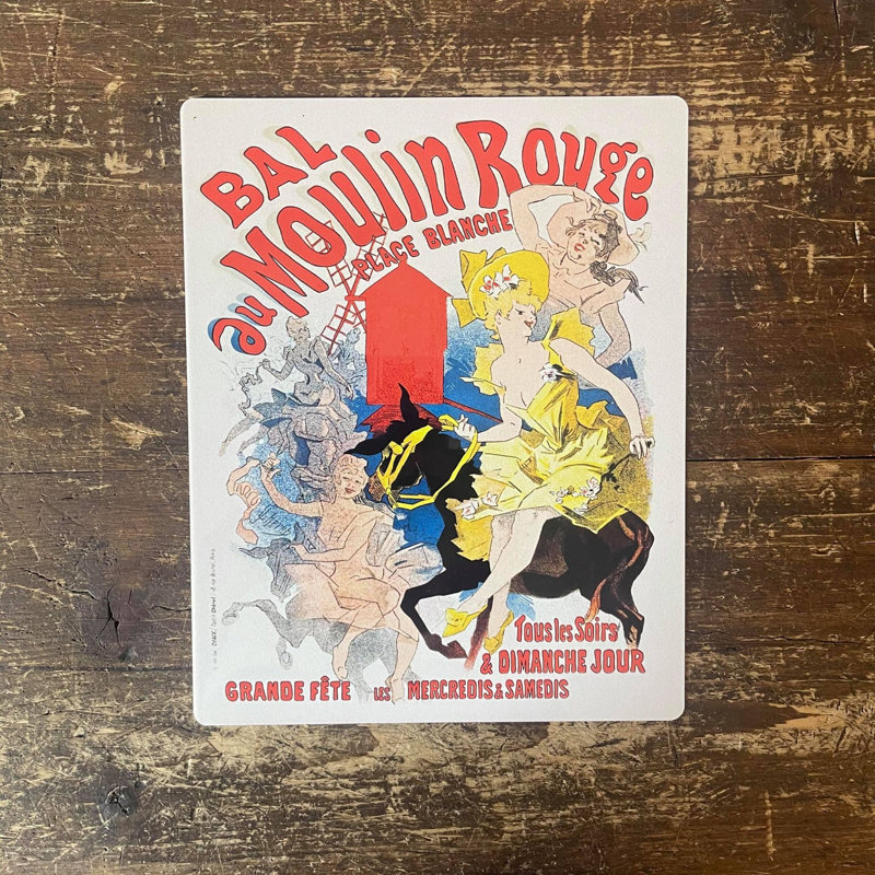 Moulin Rouge - No Frame Print on Metal