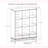 Banting 9 Cube Bookcase with Drawers