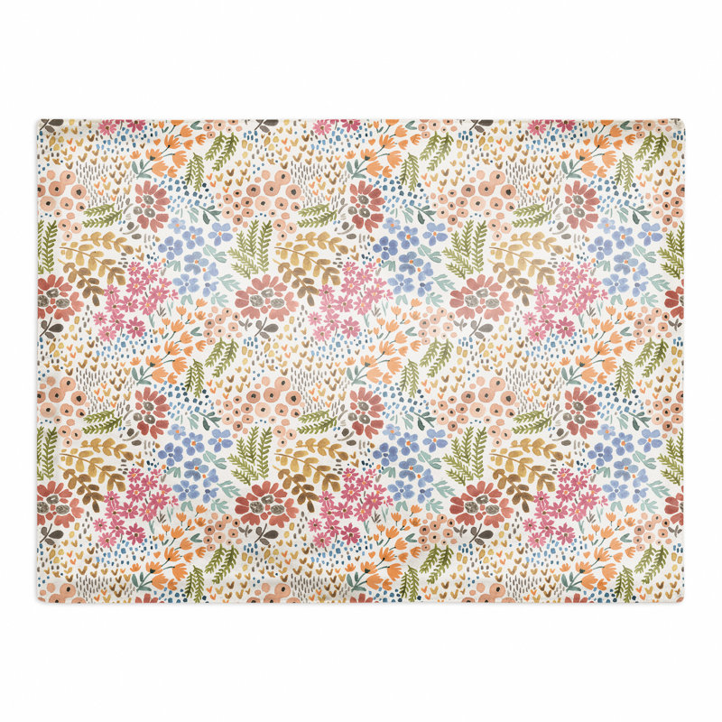 Napperon Wild Flower, Blanc
