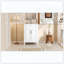 Armoire de rangement pour meuble-lavabo moderne avec 2 portes à fermeture douce