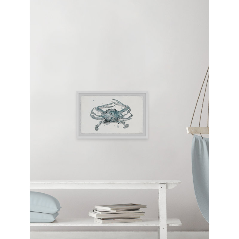 «Crab Madness», reproduction encadrée, H 20 po x l 30 po x P 1,5 po