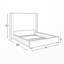 Lit tapissier standard à profil bas Esparto-277113373-277113374