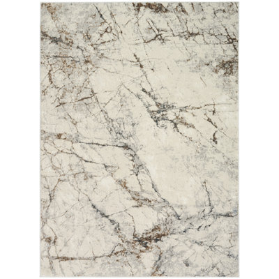 Calvin Klein CK073 Compass Ivory Multicolor Modern Indoor Rug