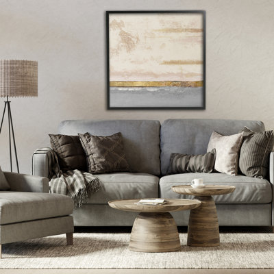 «Soft Sea Abstract», estampe numérique, design par Patricia Pinto
