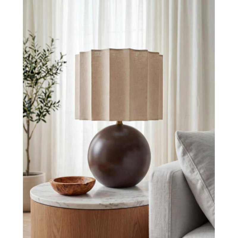 Marisely Table Lamp, Brown