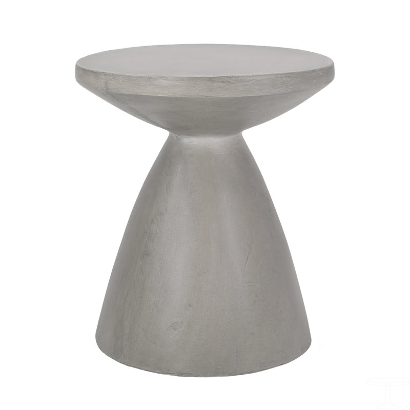 Outdoor Lightweight Concrete Side Table