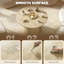 Table basse ronde, centre 31,5 po avec rangement, gris ciment-848243426