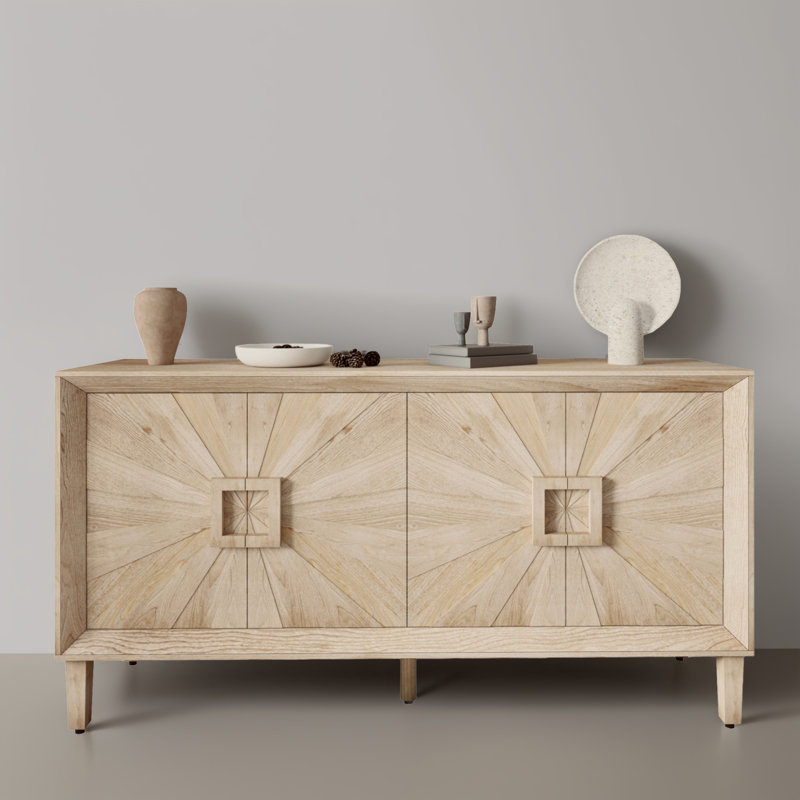 Console 59,82 po, Naturel antique