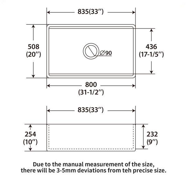 Dimensions du produit