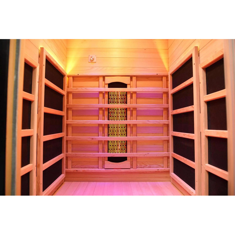 Vidalux Platinum 1 Person Full Spectrum Infrared Sauna With Complete Heat