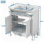 Freestanding Standard Free Standing Single Double Single Vanity Bathroom Vanity With Ceramic Top