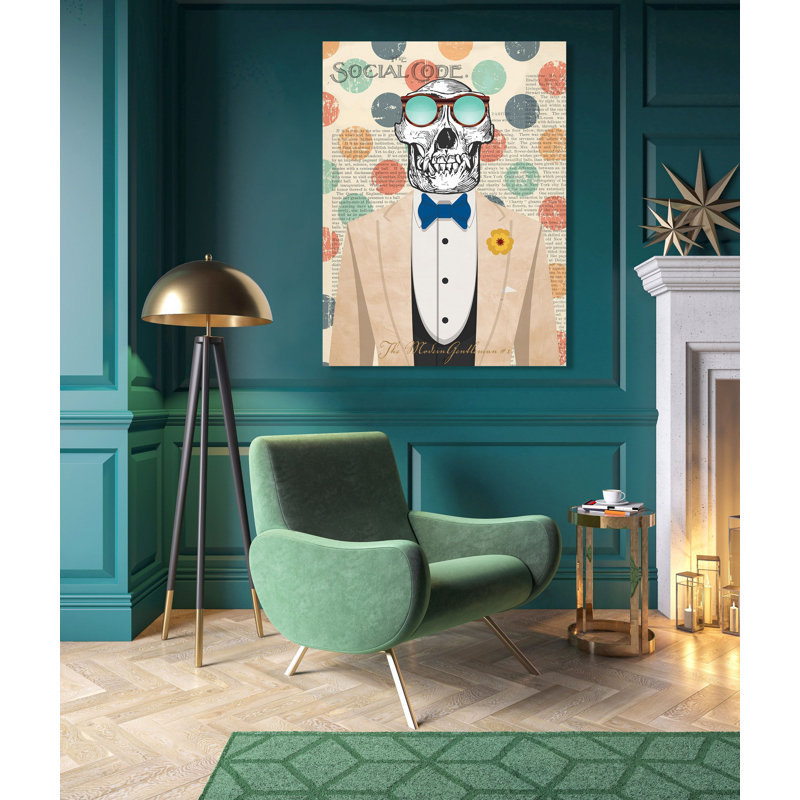 'The Modern Gentleman 1' by Steven Hill - Wrapped Canvas Graphic Art Print, 80cm H x 60cm W x 5cm D