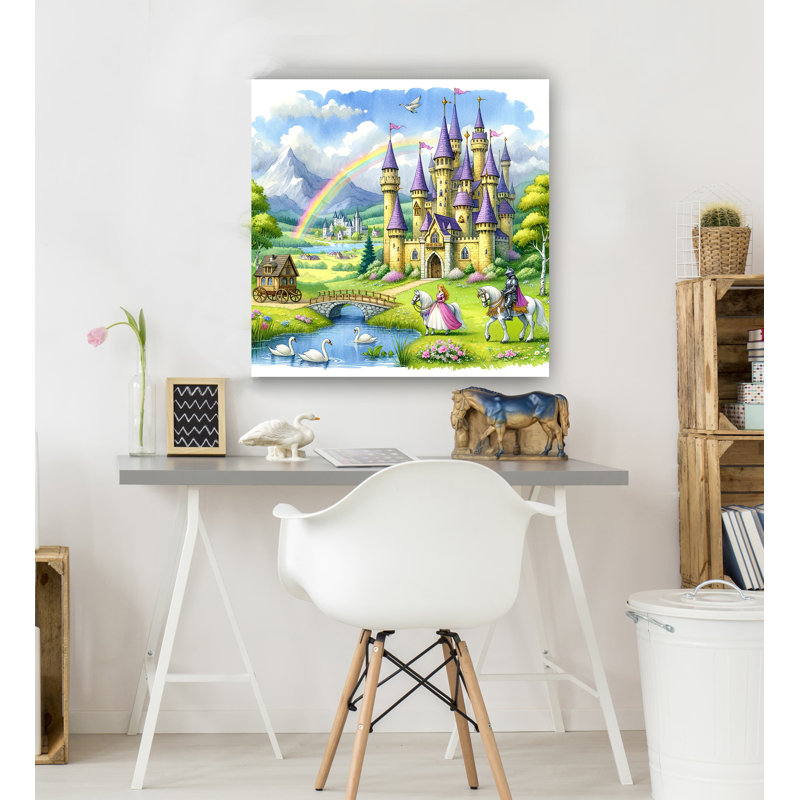 «Enchanted Valley Castle» sur, H 30 po x l 30 po
