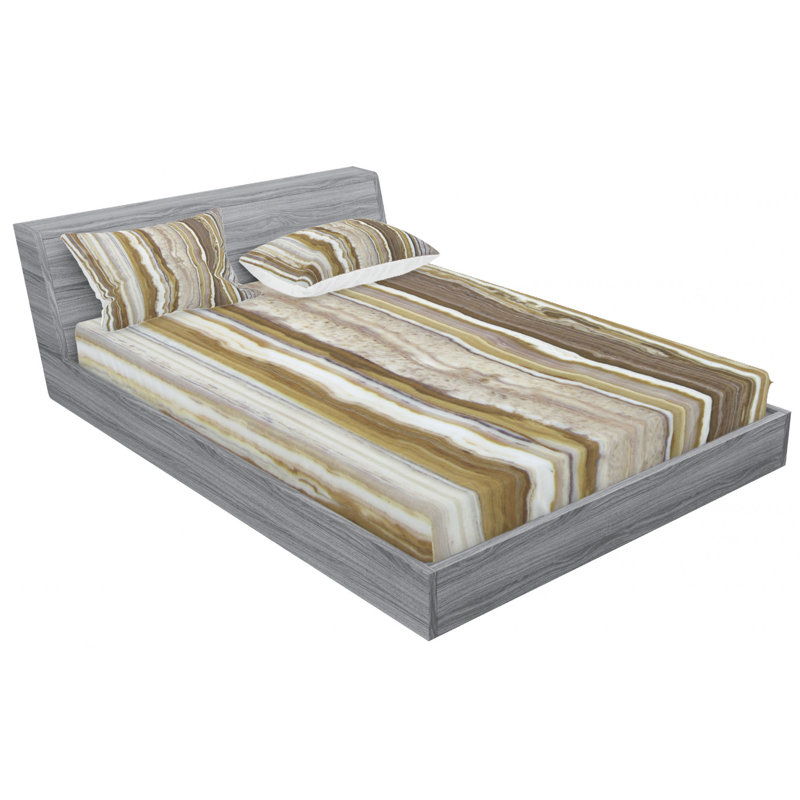 Microfiber Sheet Set, Queen Sheet Set with Fitted Sheet