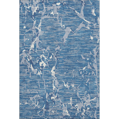 Premium Machine Washable Cortes AMF1046 Striped Rug