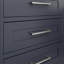 Poignée à poignée mod Heritage Heritage - Poignée d'armoire centre à centre de 6 5/16 po Nickel satiné - Quincaillerie contemporaine pour tiroirs et armoires-116500398-116500401