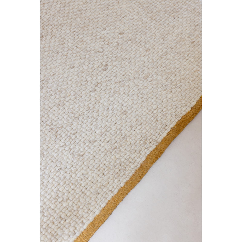 Craft Matter Plain Warm White 049106, Rectangle 4'7" x 6'6"