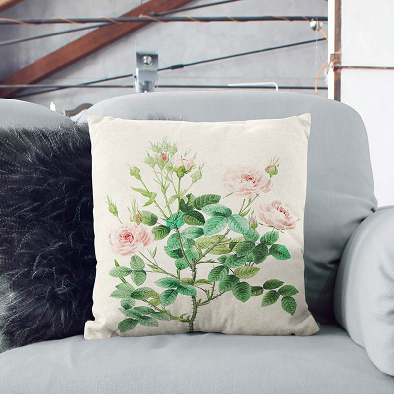 Square Throw Cushion, 55cm H x 55cm W x 20cm D