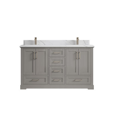 Ensemble de meuble-lavabo double 60 po Esin