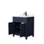 Meuble-lavabo simple autoportant 30 po avec plateau en marbre Beckett-61870899-61870900-61870901