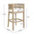 Oech Rubberwood Upholstered Bar Stools-112771094-112771096