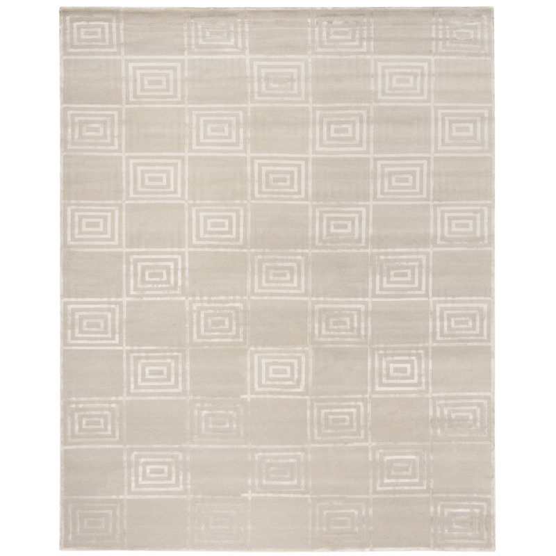 Ralph Lauren Alistair Tiles Wool, Viscose Geometric Rug, Rectangle 8' x 10'