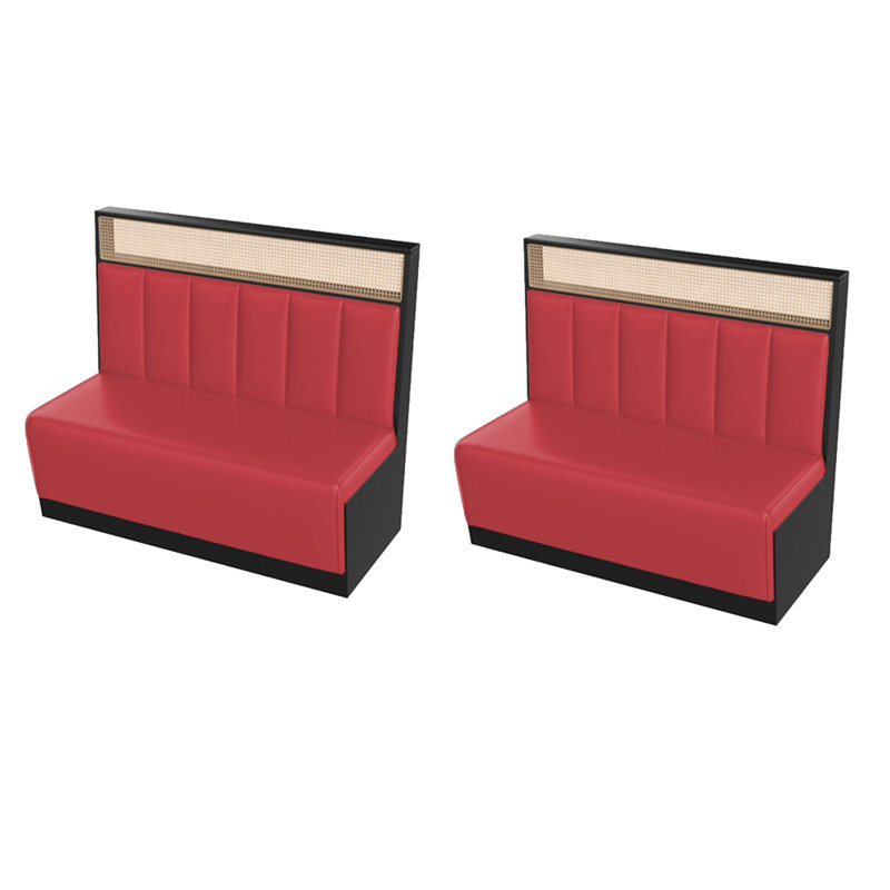 Banc de rangement Simple Leisure, Rouge