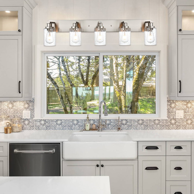 Soho 5 - Light Dimmable Vanity Light, Brushed Nickel