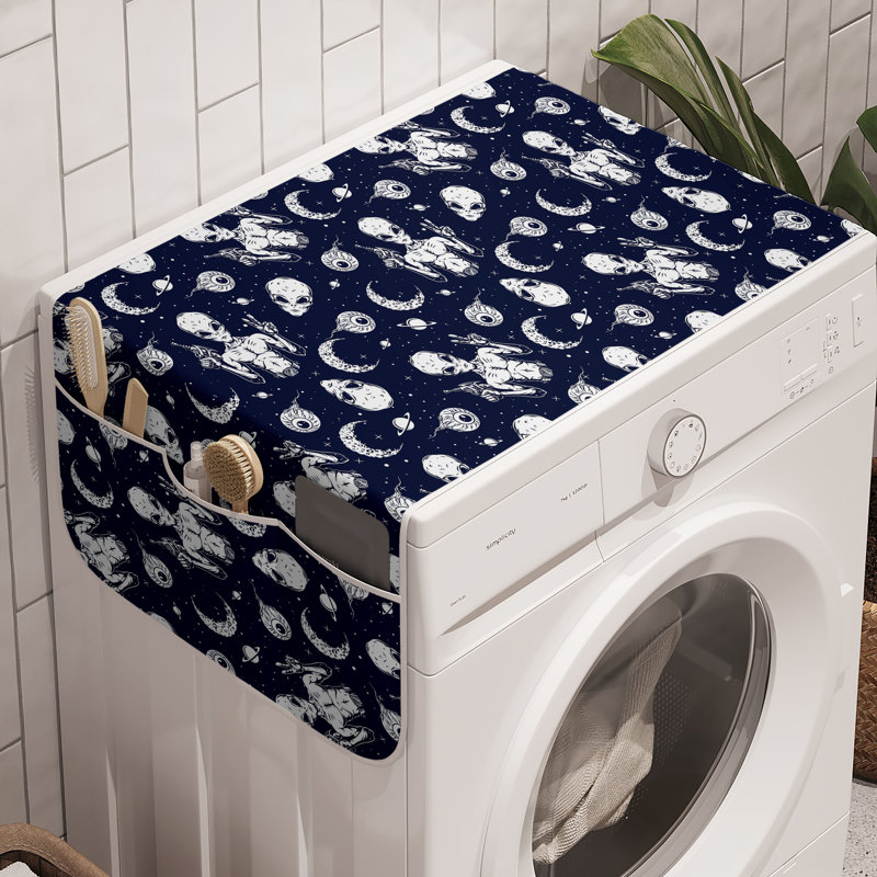 Ensemble de 2 bacs à linge 47 "x 18,5" Indigo East Urban Home Alien