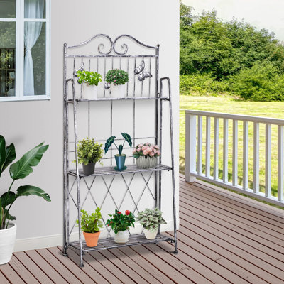 Metal Weather Resistant Plant Stand
