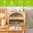 Double Layer Bread Box For Kitchen Countertop,Large Bread Box For Kitchen Counter,Bamboo Wood Bread Box Capacity Storage Bin(Natural)