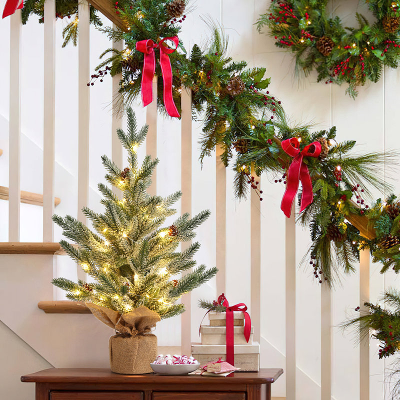 2' H Lighted Artificial Christmas Tree