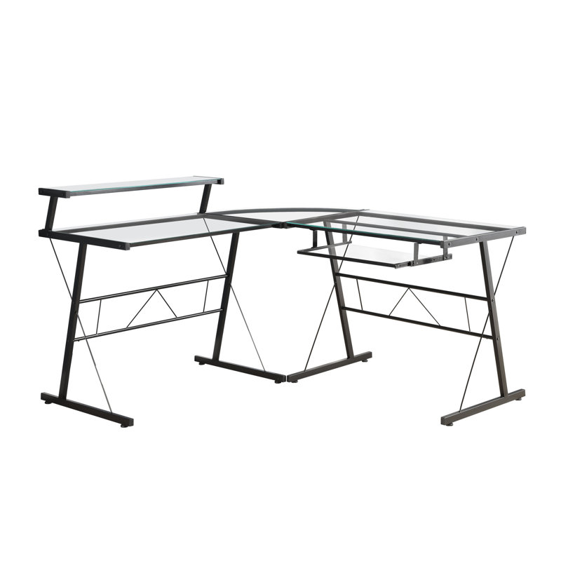 Bureau d'ordinateur Lilangle, Noir, Harwich